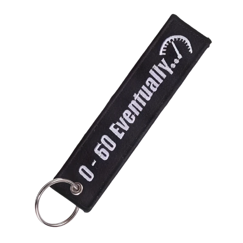 0-60 Eventually - Motorcycle Keychain