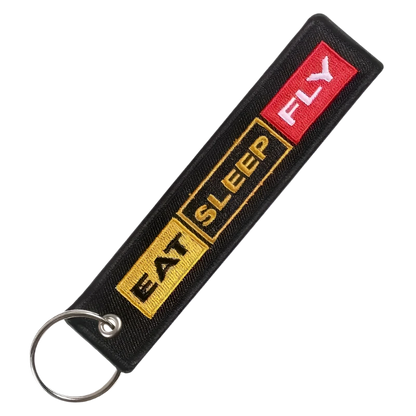 Eat, Sleep, Fly - Motorcycle Keychain