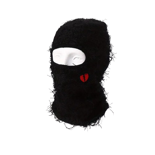 Heart Break - Knitted Balaclava