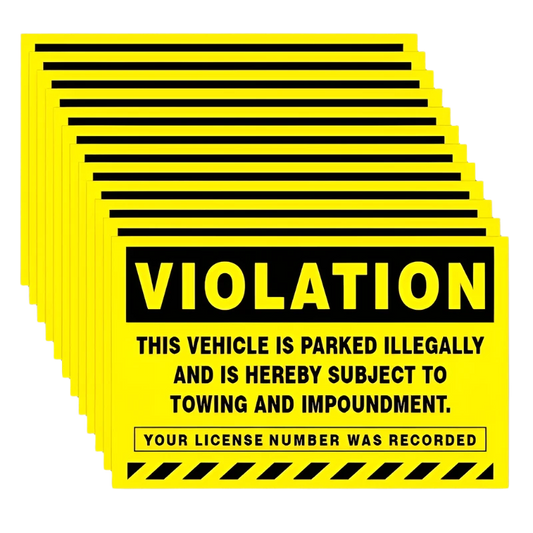 Parking Violation - Sticker (10 Pack)