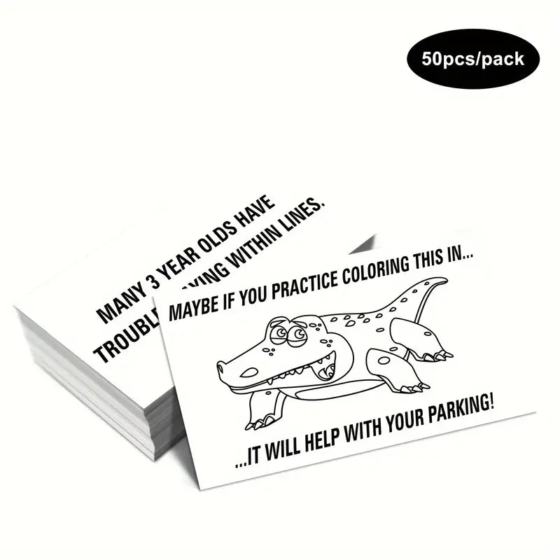 Practice Coloring This - Card (50 Pack)