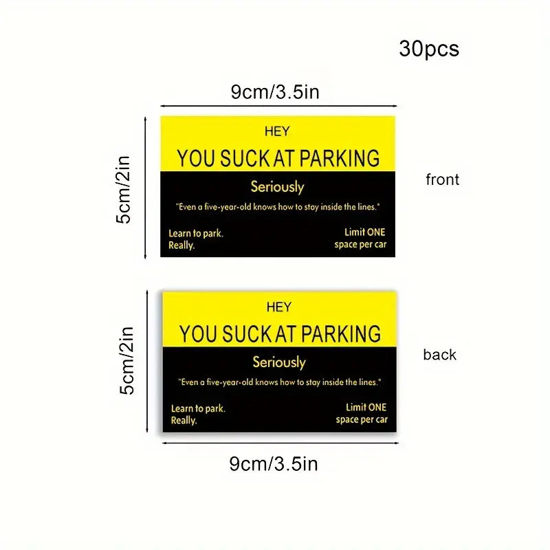 Learn To Park - Card (30 Pack)