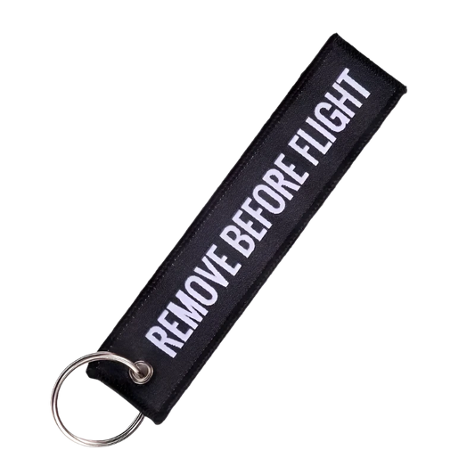 Remove Before Flight - Motorcycle Keychain