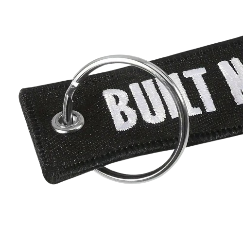 Built Not Bought - Motorcycle Keychain