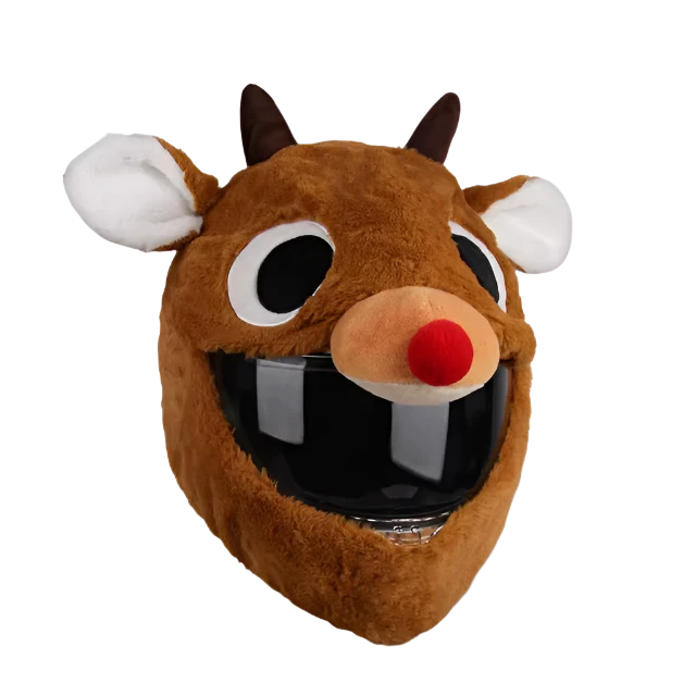 Reindeer Motorcycle Helmet Cover