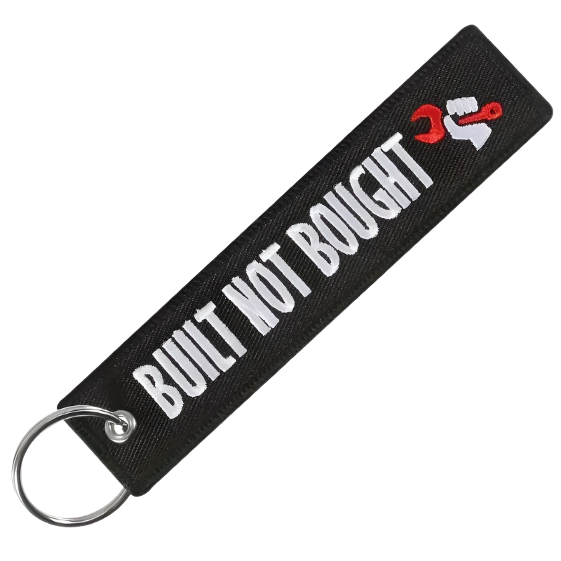 Built Not Bought - Motorcycle Keychain