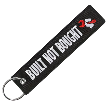 Built Not Bought - Motorcycle Keychain