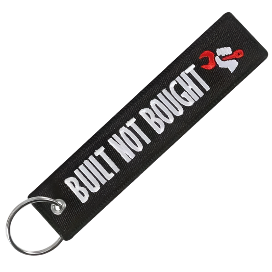 Built Not Bought - Motorcycle Keychain