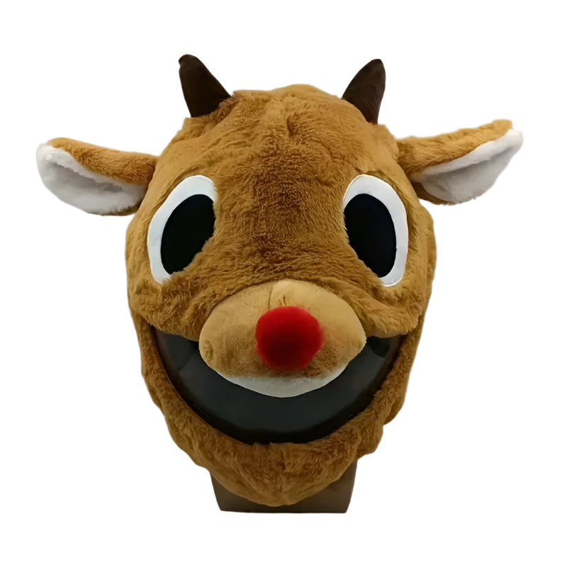 Reindeer Motorcycle Helmet Cover