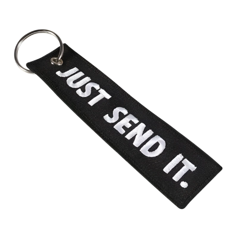 Just Send It - Motorcycle Keychain