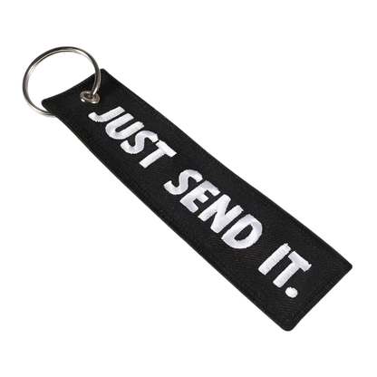 Just Send It - Motorcycle Keychain