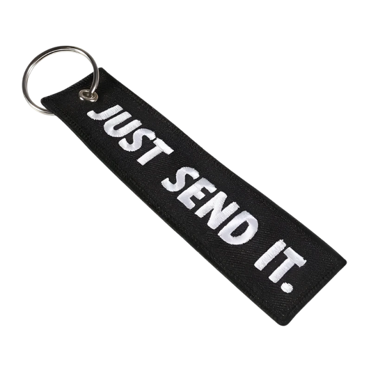 Just Send It - Motorcycle Keychain