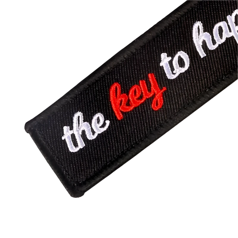 The Key To Happiness - Motorcycle Keychain