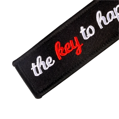 The Key To Happiness - Motorcycle Keychain