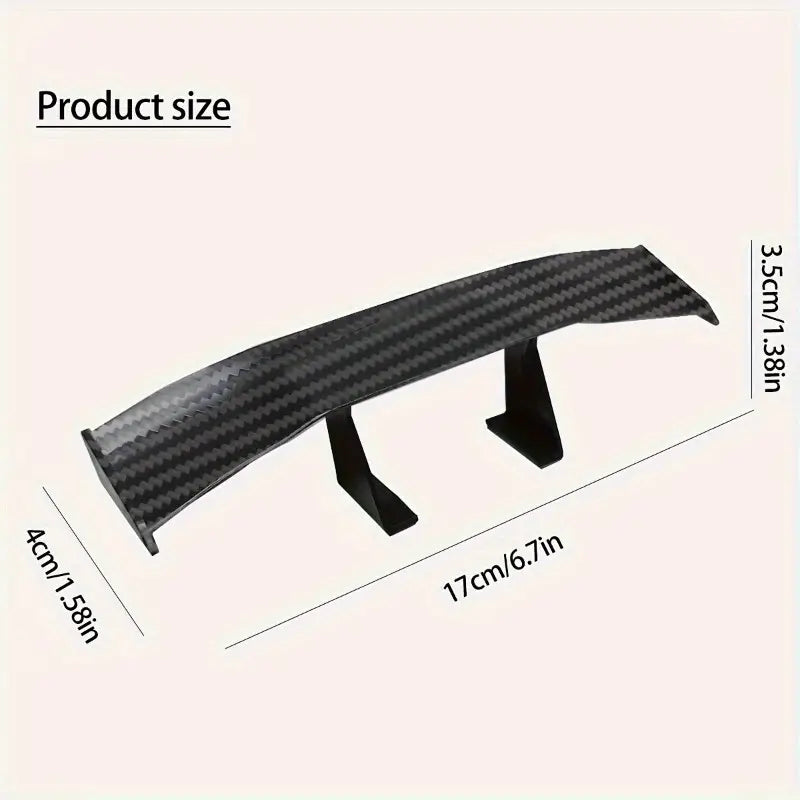 Mini Carbon Fiber Spoiler