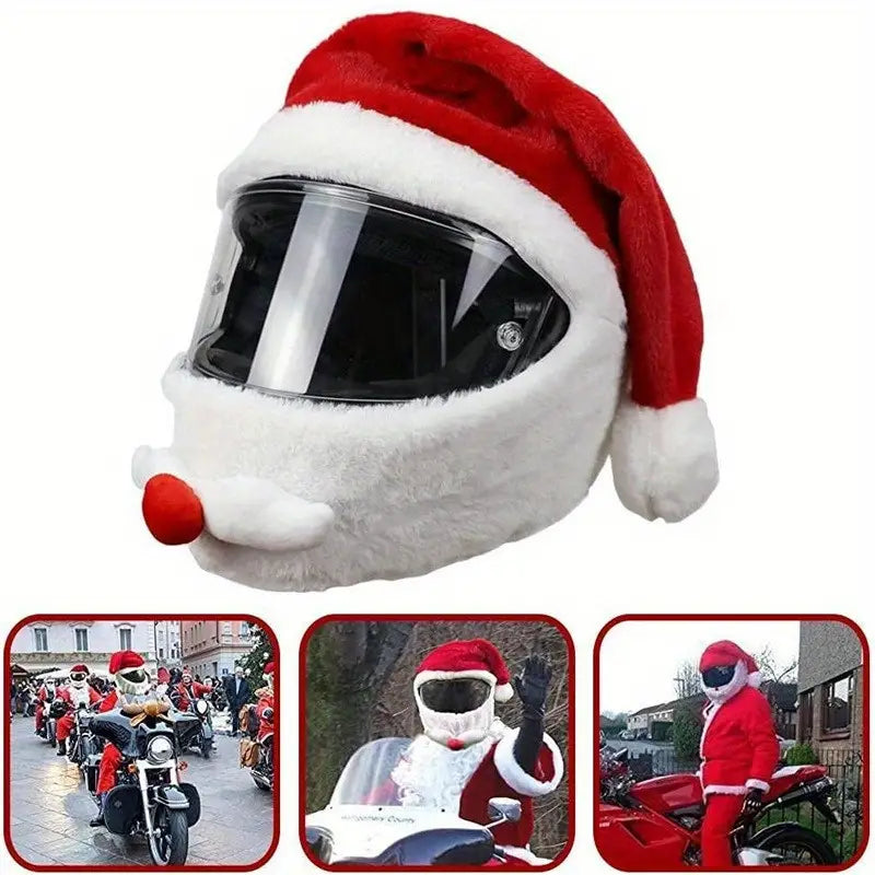 Santa - Motorcycle Helmet Cover